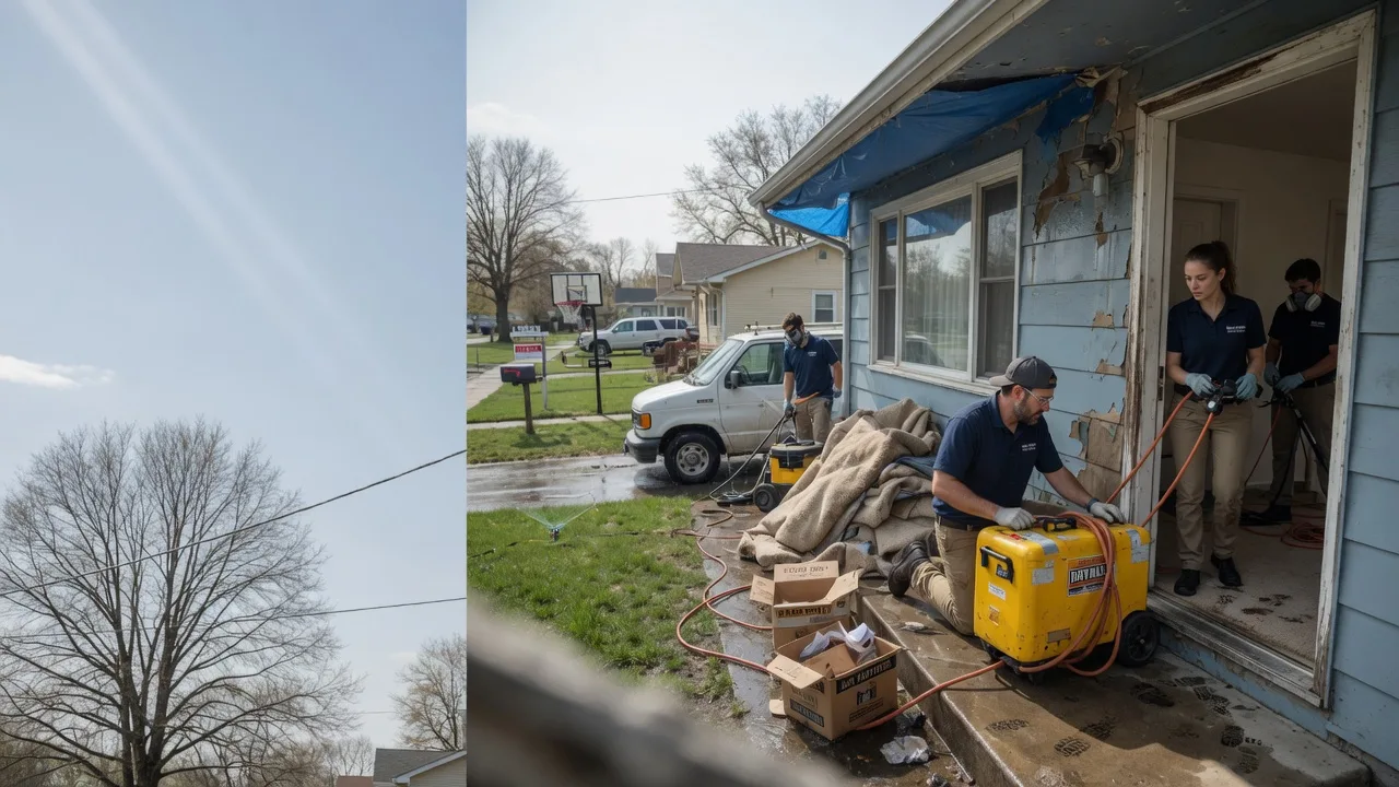 Basement Flood Cleanup in Panama, IL near me